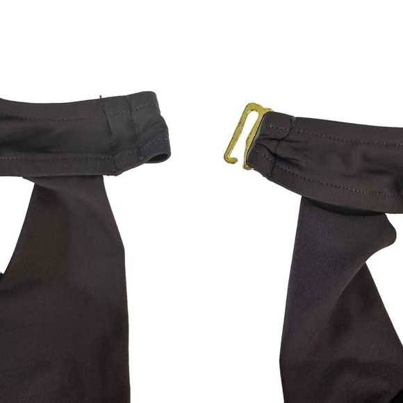 BADGLEY MISCHKA MAILLOT SLIMMING ONE PIECE DEEP PLUNGE SWIMSUIT SIZE 4 - Picture 9 of 13